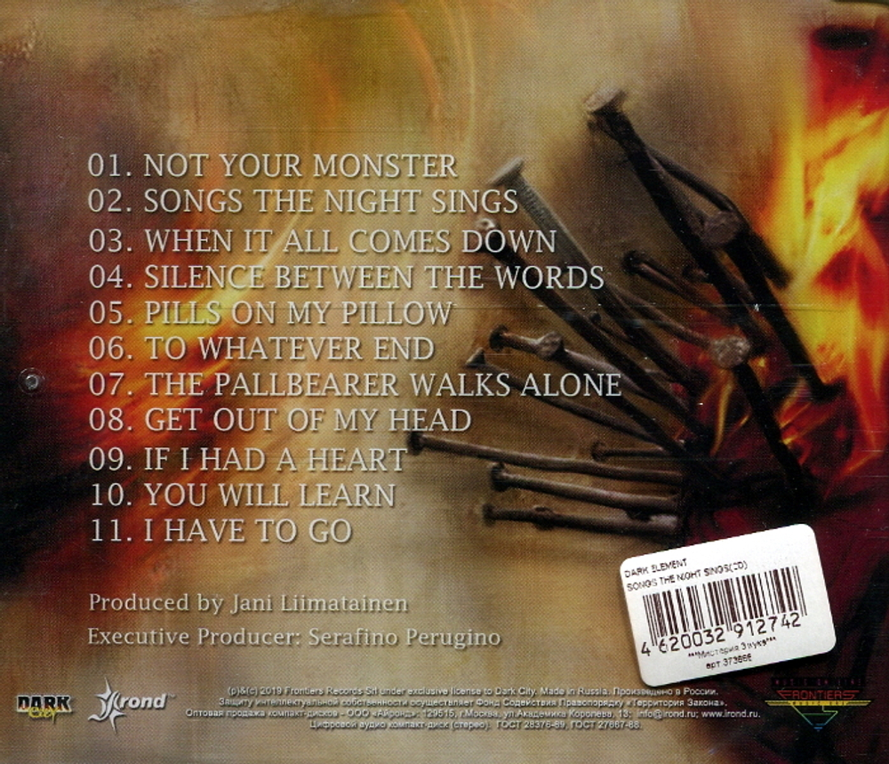 The Dark Element / Songs The Night Sings (RU)(CD)