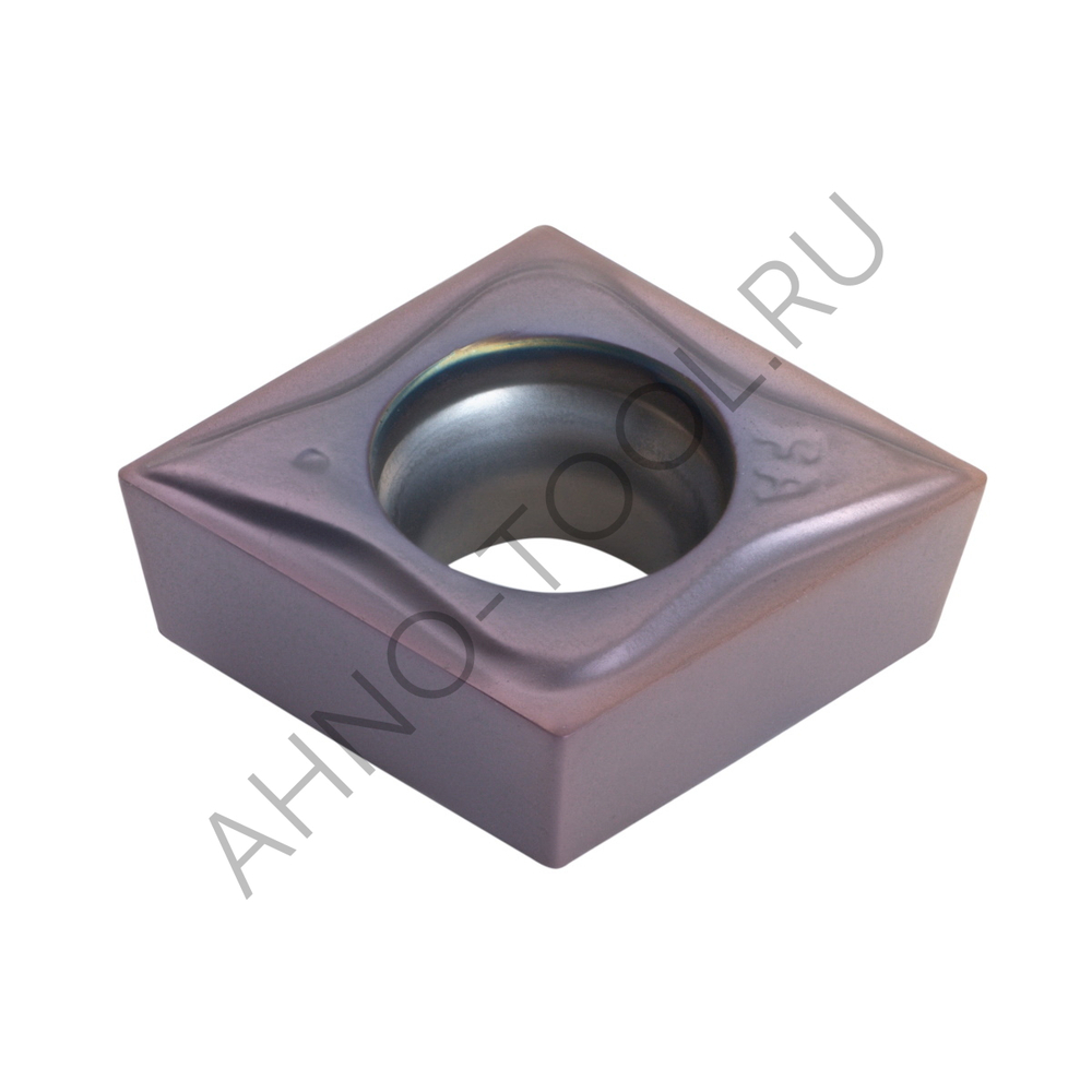 Пластина твердосплавная ISO CCMT09T302-FA APM820L AHNO по жаропроч. и нерж.стали, получистовая