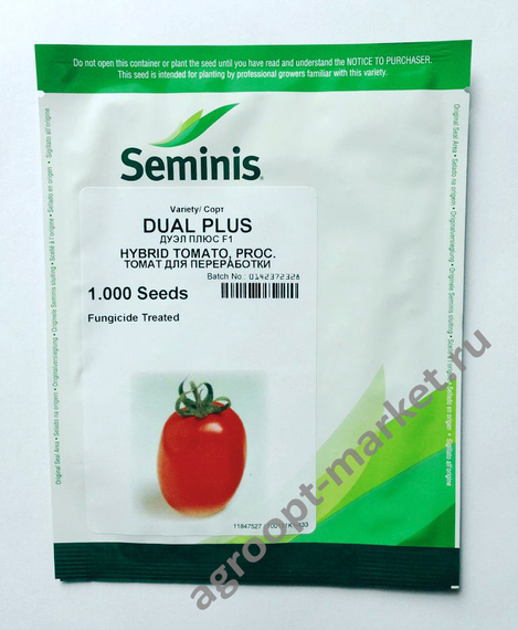 Дуэл Плюс F1 семена томата детерминантного (Seminis / Семинис) – фото 2