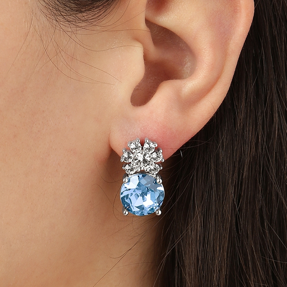 Серьги Dyrberg Kern BECKIA SS LIGHT SAPPHIRE 460071