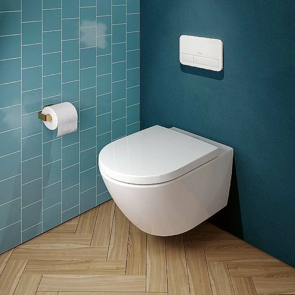 Унитаз Villeroy&Boch Subway 3.0 4670TS01 безободковый, с крышкой микролифт