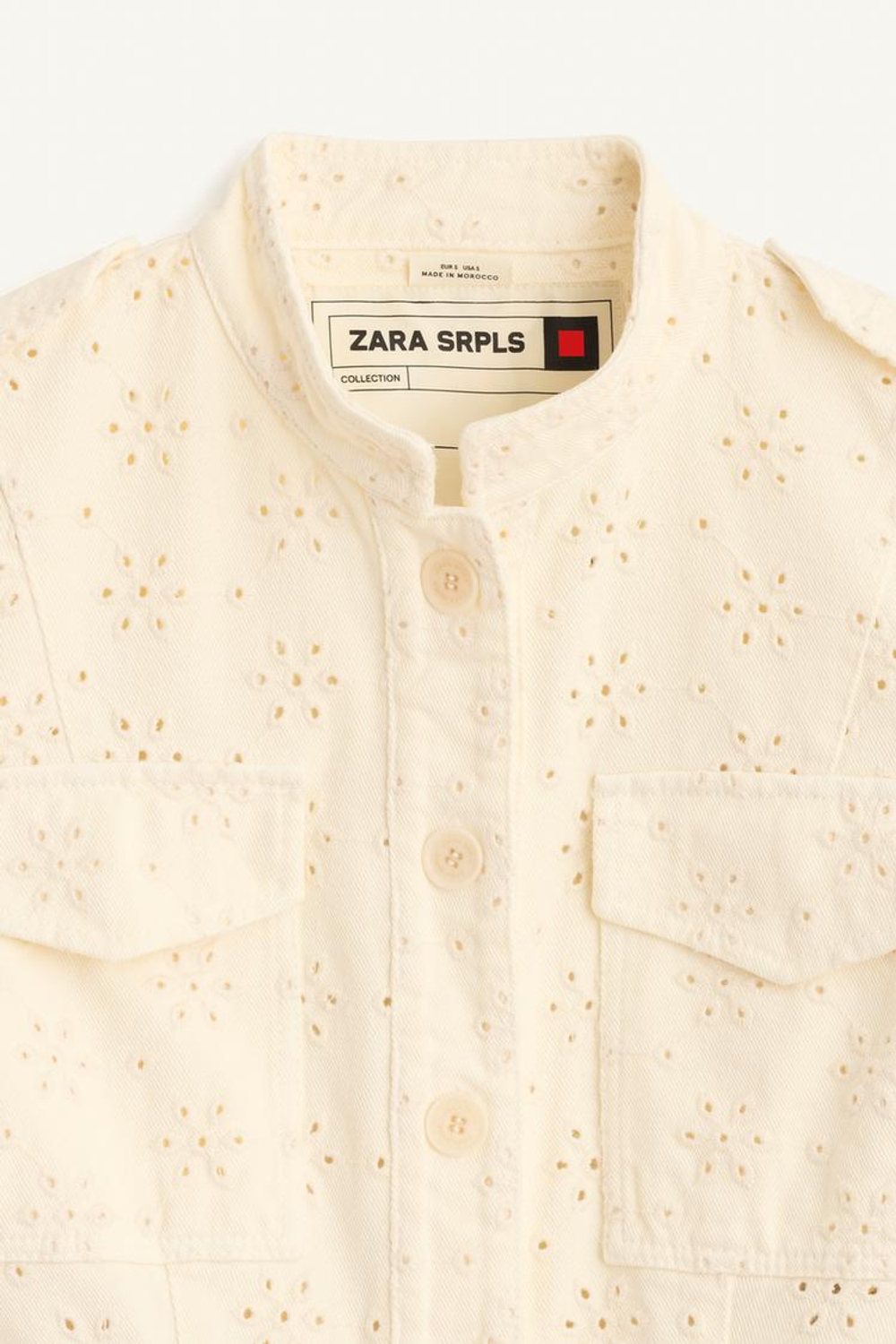 ZARA ПРИТАЛЕННЫЙ ЖАКЕТ С ВЫСОКИМ ВОРОТОМ, БЕЖЕВЫЙ