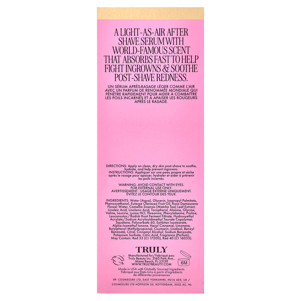 Truly Beauty, сыворотка после бритья с экстрактом единорога, 90 мл (3,1 жидк. унции)