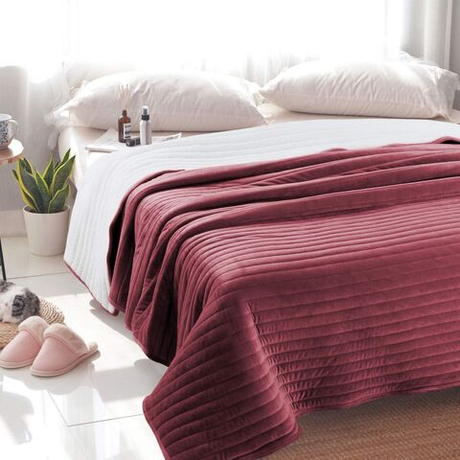 Плед 160х220 Sofi De MarkO Либерти бордовый