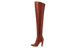 Bottega Veneta Canalazzo Over the knee Boots 10cm Women"s Burnt Orange