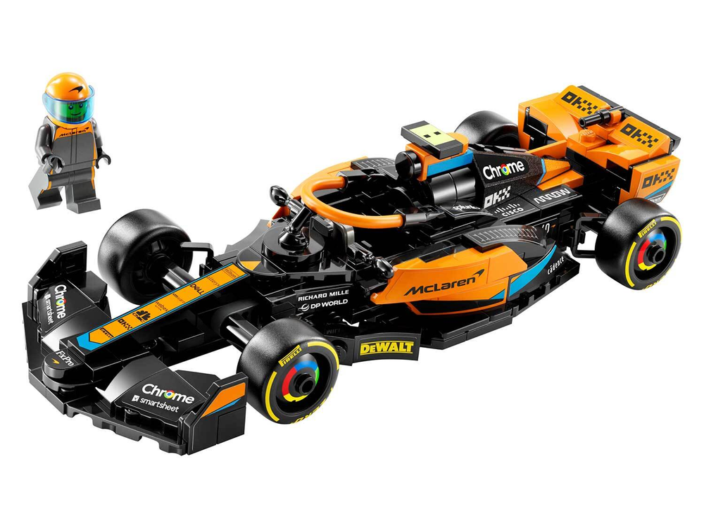 LEGO Speed Champions 76919 «Гоночный автомобиль McLaren Формулы-1 2023» — новинка