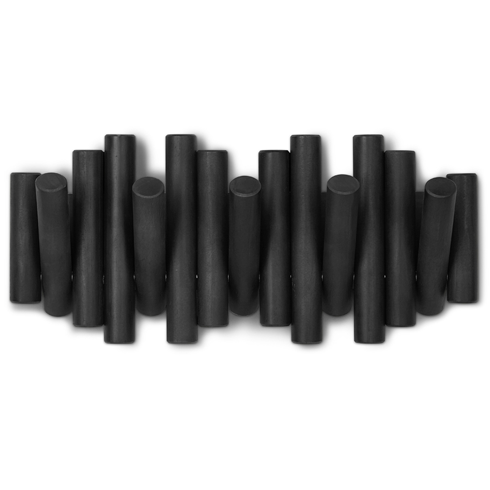 Вешалка настенная UMBRA Picket, 5 крючков, черная