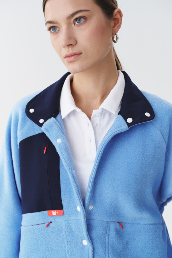 Куртка медицинская женская Аттакай, скайблю