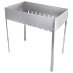 Мангал сборный стальной, размер 500х300х500 мм, в термопленке, 701726