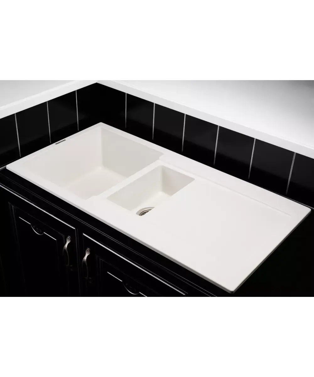 Кухонная мойка Kuppersberg MODENA 1,5B2D WHITE фото 2