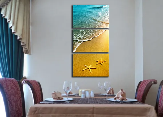 Модульная картина "Морские звезды"