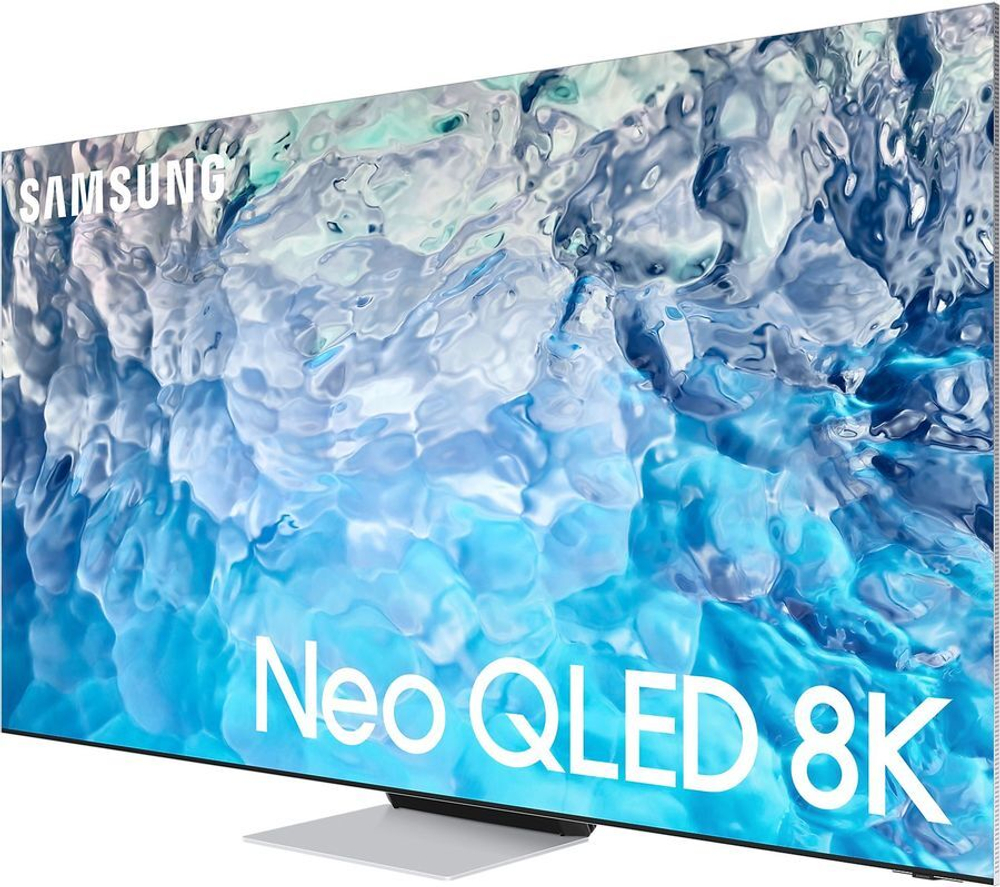 Телевизор QLED 75" Samsung QE75QN900BUXRU Series 9 нержавеющая сталь 8K Ultra HD 100Hz DVB-T2 DVB-C DVB-S2 USB WiFi Smart TV (RUS)