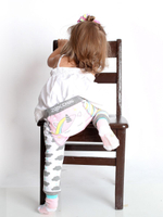 Набор легинсов с носками для детей Zoocchini Аликорн Элли (12-18 м)