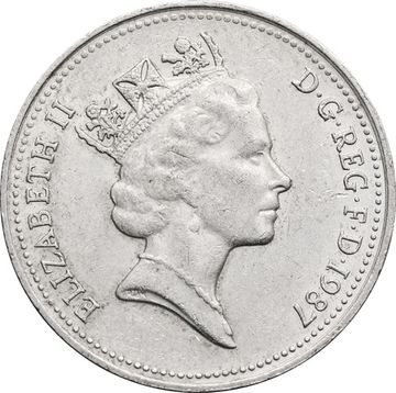 5 пенсов 1987 Великобритания