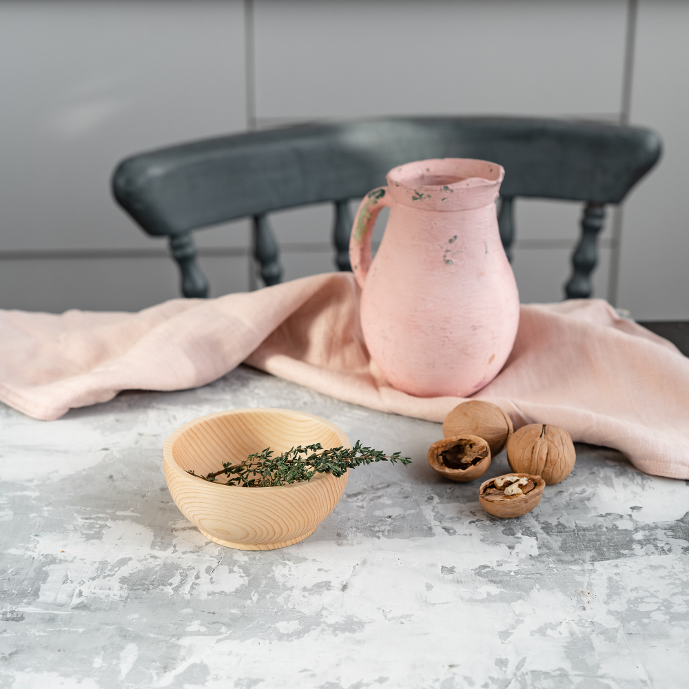 Маленькая деревянная чаша Art of Siberia из сибирского кедра. T38