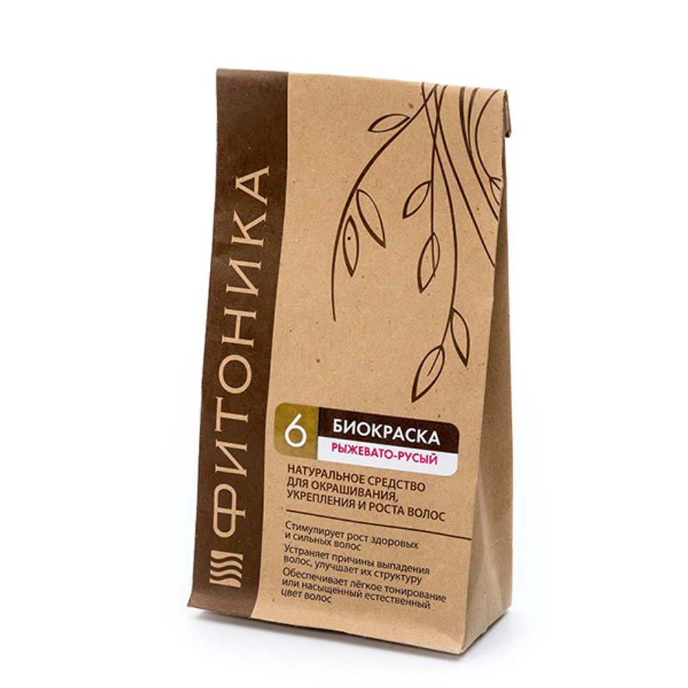 Биокраска Фитоника №6 Рыжевато-русый 150г