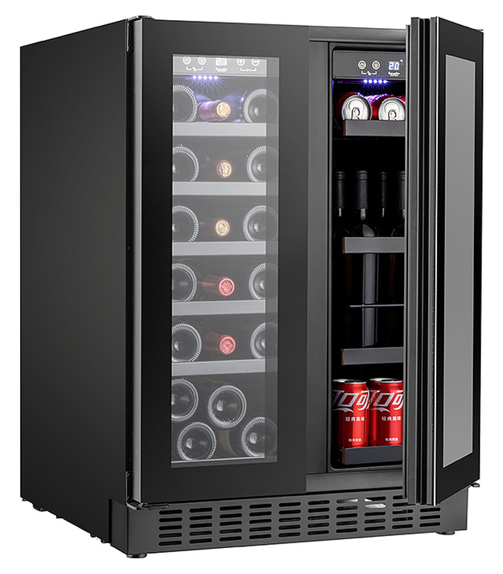 Шкаф винный Temptech Sommelier SOM2DX60DRB