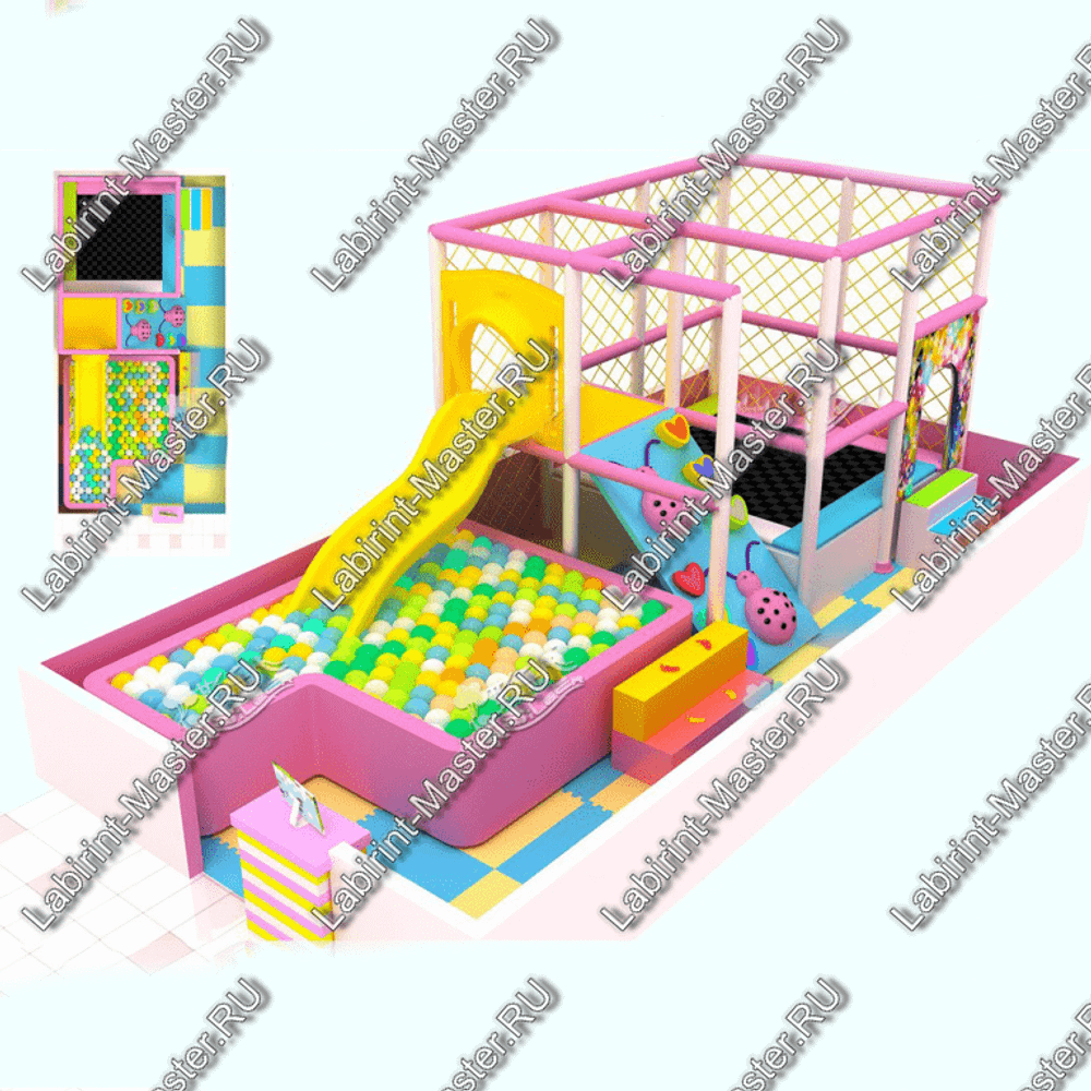 Детский игровой лабиринт "Улыбка лета"