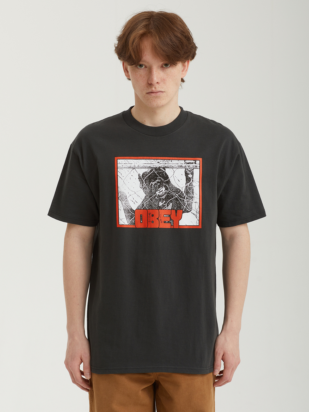 Мужская Футболка Obey Beware