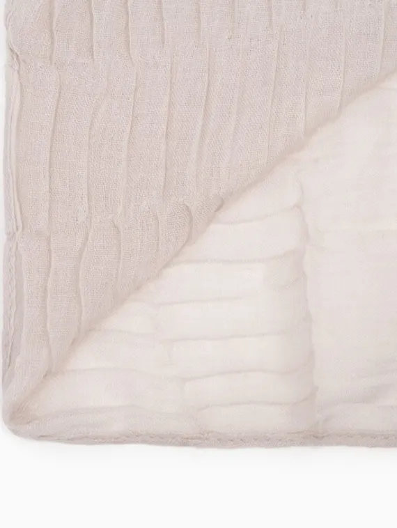 Снуд женский текстильный, цвет белый