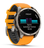 Умные часы Garmin Fenix 8 47мм AMOLED Sapphire Orange