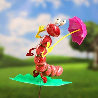 Штекер «Гусеница с зонтиком» (Цвет: разноцветный)