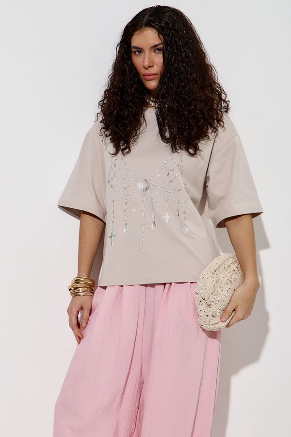 Футболка с принтом 