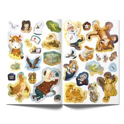 "Айболит", Корней Чуковский, книга с наклейками