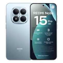 Смартфон Xiaomi Redmi Note 15 Pro 5G NFC 8 ГБ | 512 ГБ («Голубой ледник» | Glacier Blue) (версия Global)