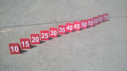 Двухсторонние маркеры для разметки (к-кт. 13 шт)