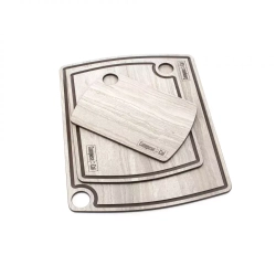 Доска разделочная c желобом 29х22см ComposeEat Fashion травертин капучино