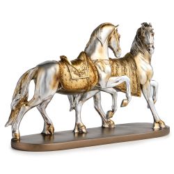 ФИГУРКА ДЕКОРАТИВНАЯ "ЛОШАДИ" 29*10*17,8 СМ