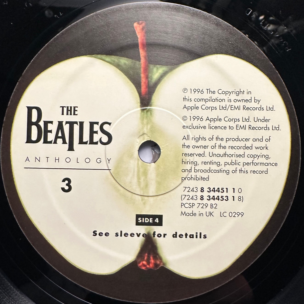 The Beatles - Anthology 3 LP (Англия 1996г.)