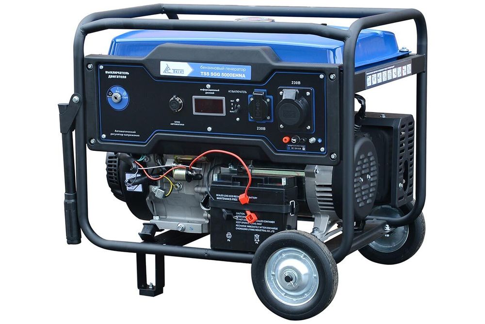 Бензогенератор TSS SGG 5000EHNA в погодозащитном кожухе МК-1.1 - [5 кВт / 21.7 А]