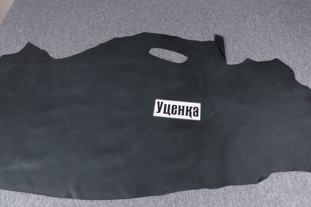 Уценка:  0,9-1,2 Кожа подкладочная Черная 155 дм²
