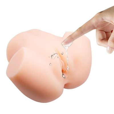 Телесный мастурбатор с 2 тоннелями Dual Vagina and Ass Veronica (Цвет: телесный)