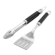 Набор инструментов для гриля Precision, 2 предмета, нержавеющая сталь, Weber