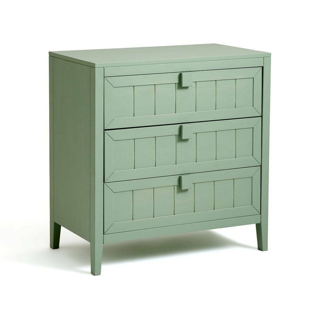 Комод деревянный Карлос с 3 ящиками из массива сосны