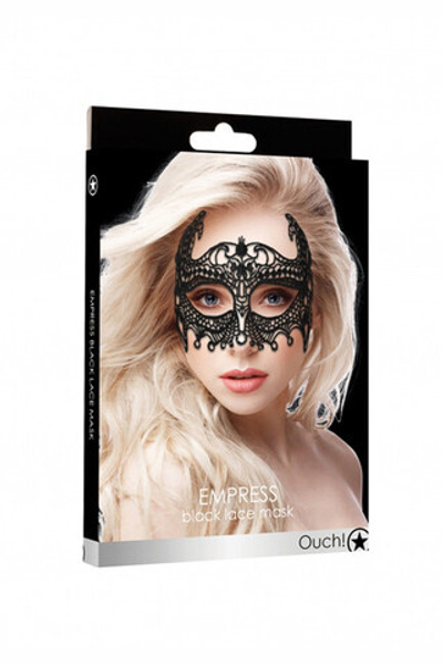 Кружевная маска ручной работы на глаза Empress Black Lace Mask (Цвет: черный)
