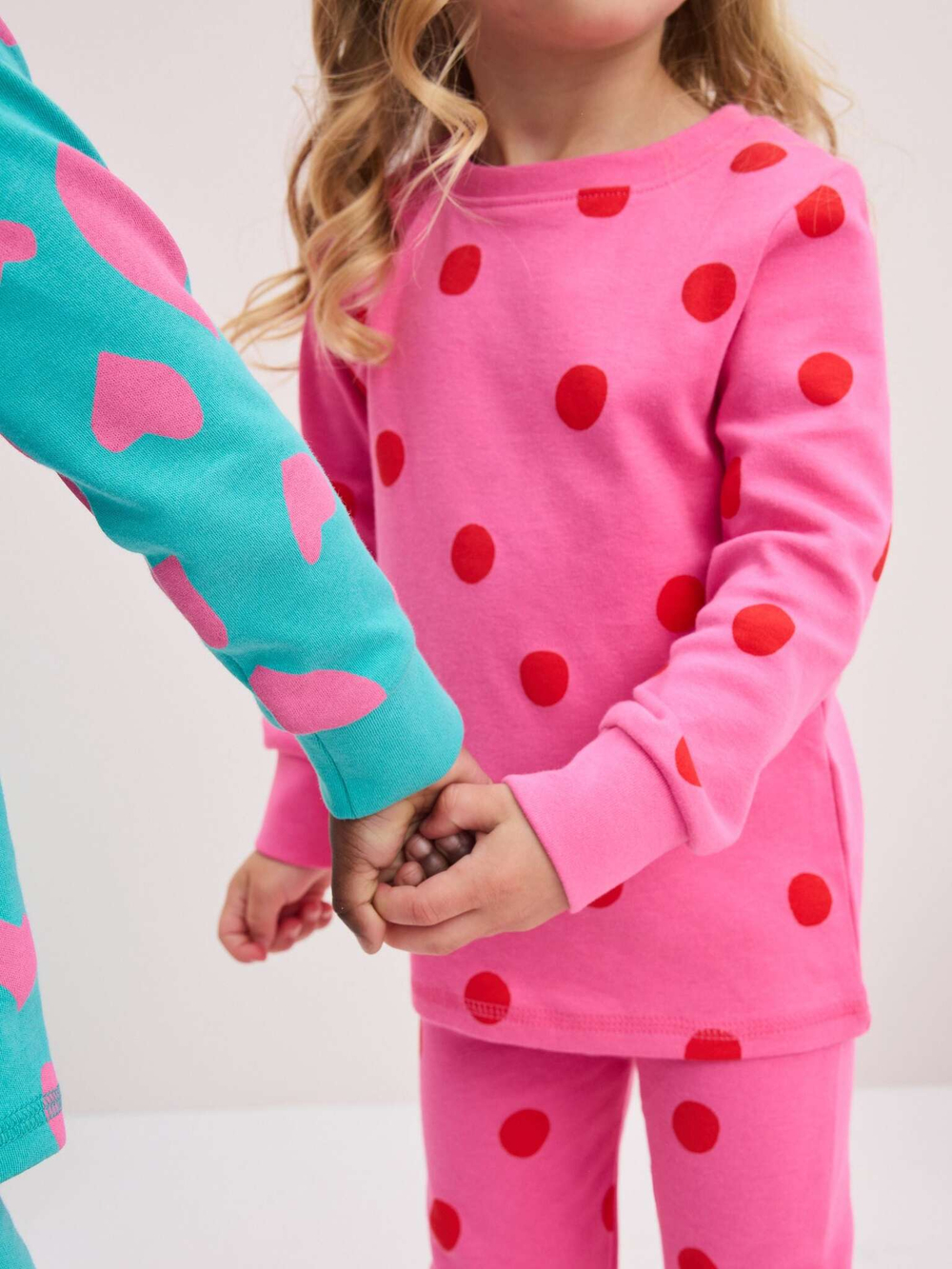 Пижама для девочки Next Q96-809, 3 шт., Фуксия, Сиреневый, Бирюзовый