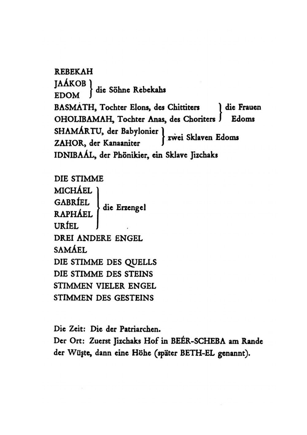 Jaákobs Traum. Ein Vorspiel | R. Beer-Hofmann