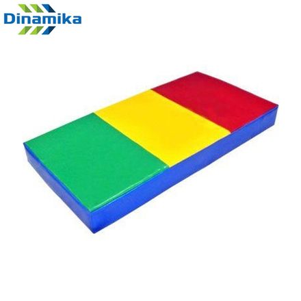 Спортивный мат Светофор 2000х1000х100 винилискожа (холлослеп/холлофайбер)