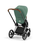 Коляска Cybex Priam IV 2 в 1 цвет Leaf Green на шасси Chrome Brown