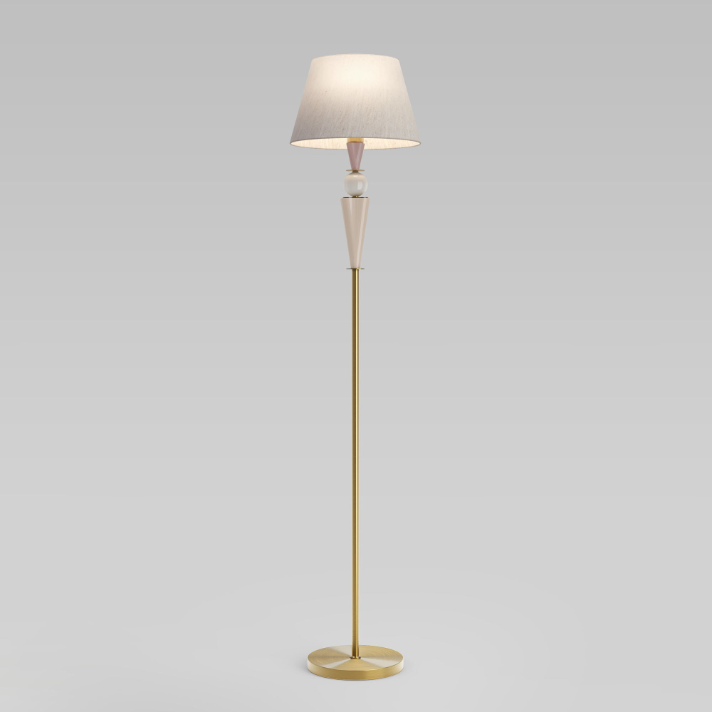 Торшер с декором из керамики 109014