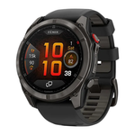 Cпортивные часы Garmin fenix 8 Pro, 51 мм, AMOLED, титан с DLC, сапфир, каштановый кожаный ремешок, силиконовый ремешок цвета «графитовый/чёрный» Тёмно-серый безель из титана с DLC-покрытием, AMOLED-дисплей. Кожаный ремешок и силиконовый ремешок с классич