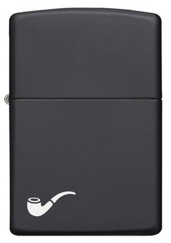 Зажигалка чёрная матовая для трубок ZIPPO ZP-218PL