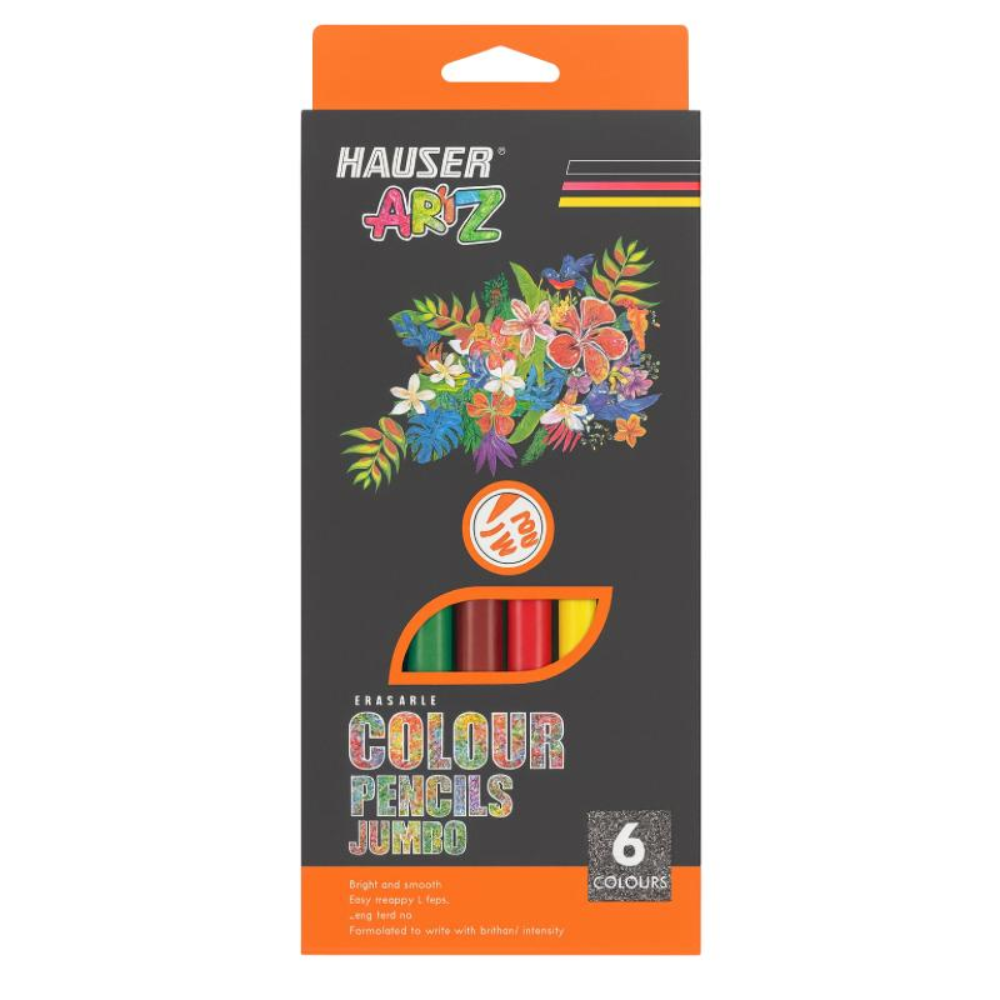 Карандаши цветные Hauzer Artz 6 цветов