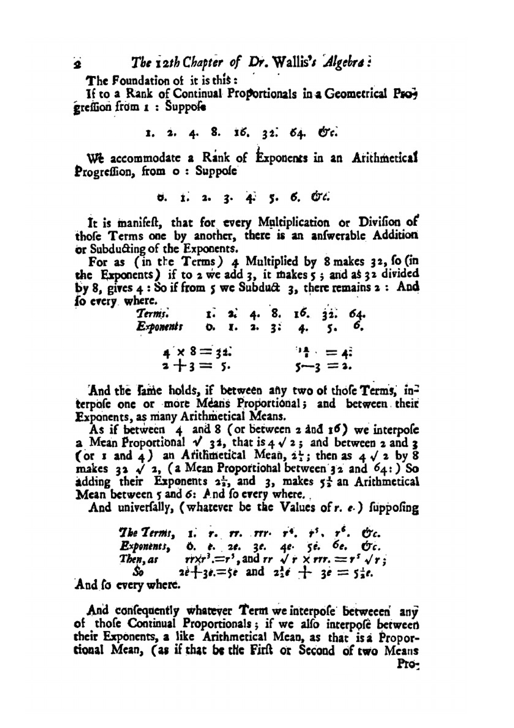 Mathematical Tables. Contrived after a most comprehensive method | John Wallis