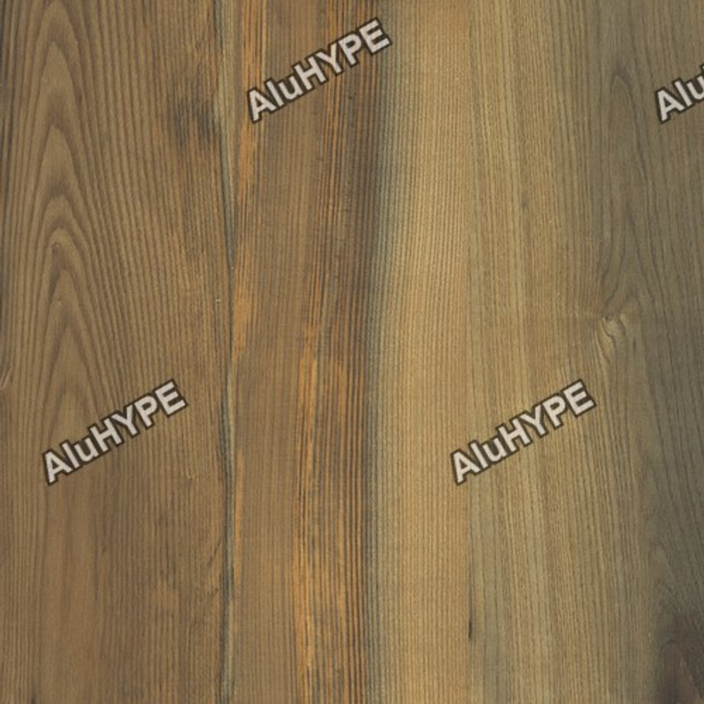 Алюминиевая композитная фасадная панель PlastCover 4/0,4 FR 1500×4000, цвет 1355 Дуб Гранж AluHype