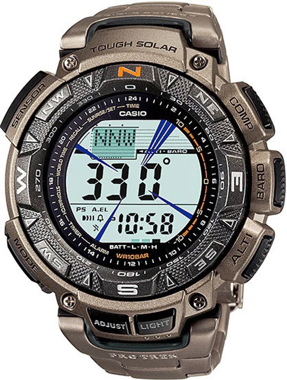 Японские наручные часы Casio Pro Trek PRG-240T-7E